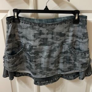 🤍🎾 Faux Denim Camo Lucky in Love Tennis Skirt 🎾🤍